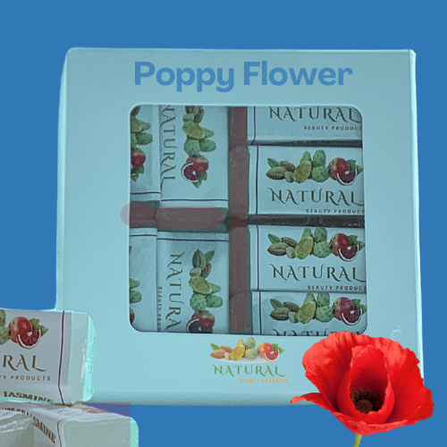 Poppy Flower Hotel Soap 15ml x 170 Pieces